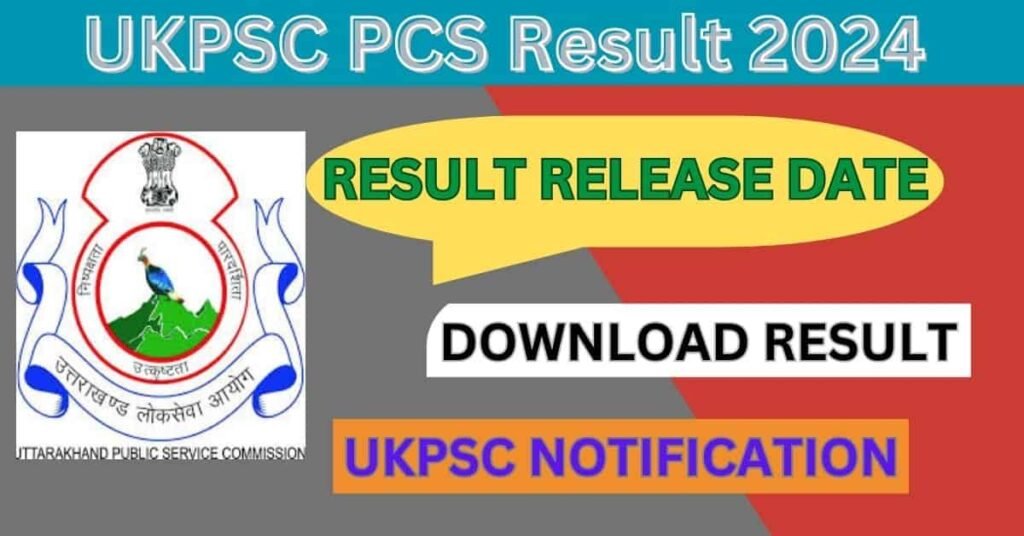 UKPSC PCS result 2024