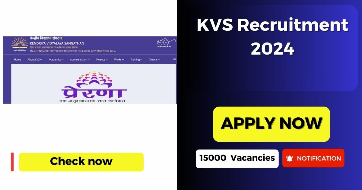 KVS Recruitment 2024