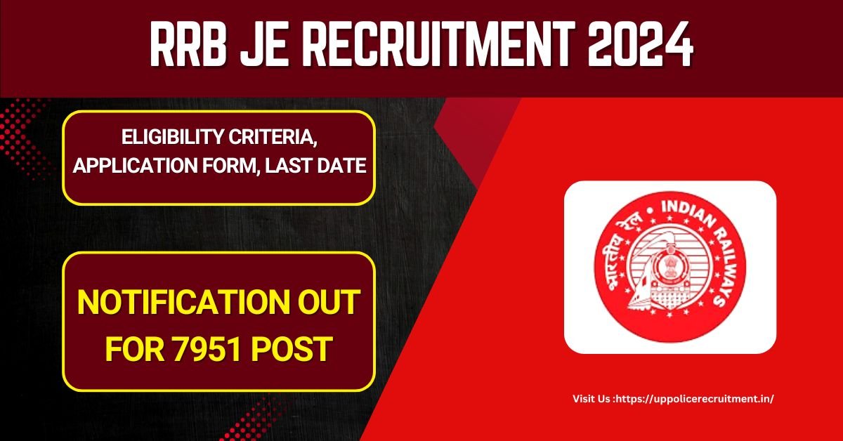 RRB JE Recruitment 2024