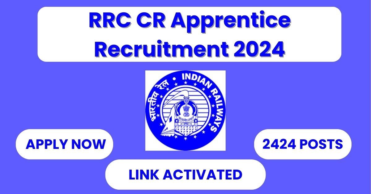 RRC CR Apprentice Recruitment 2024